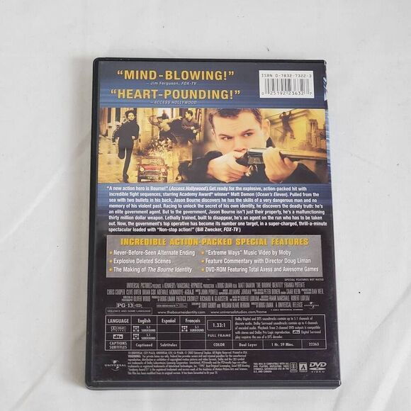 The Bourne Identity (Collector’s Edition, DVD) - Picture 3 of 3